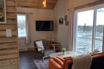 Living area with flat screen TV